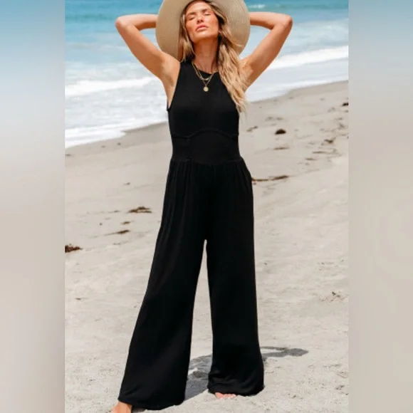 Theo corset style jumpsuit - Picture 1 of 9